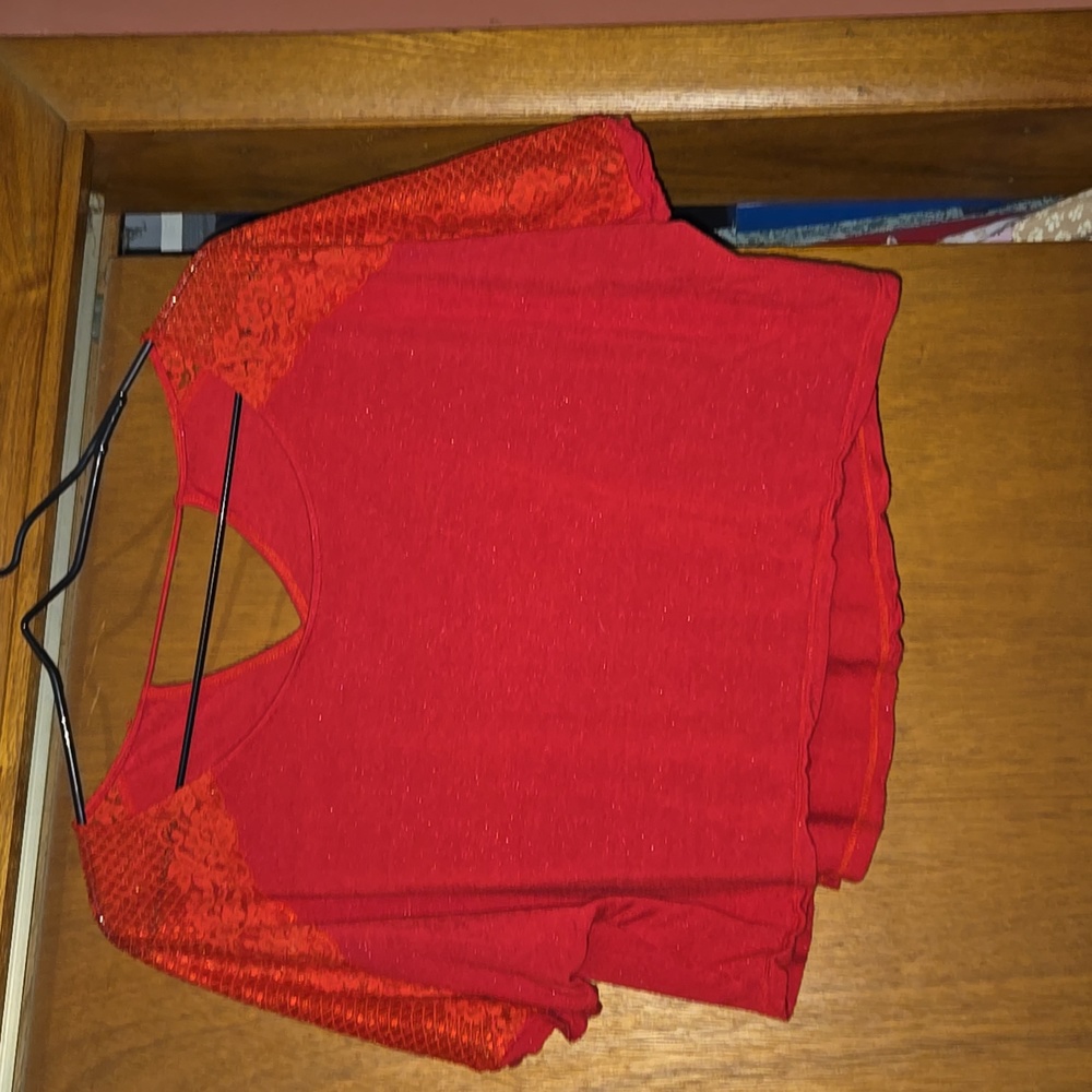 Red Crop Top
